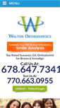 Mobile Screenshot of drwaltonorthodontics.com